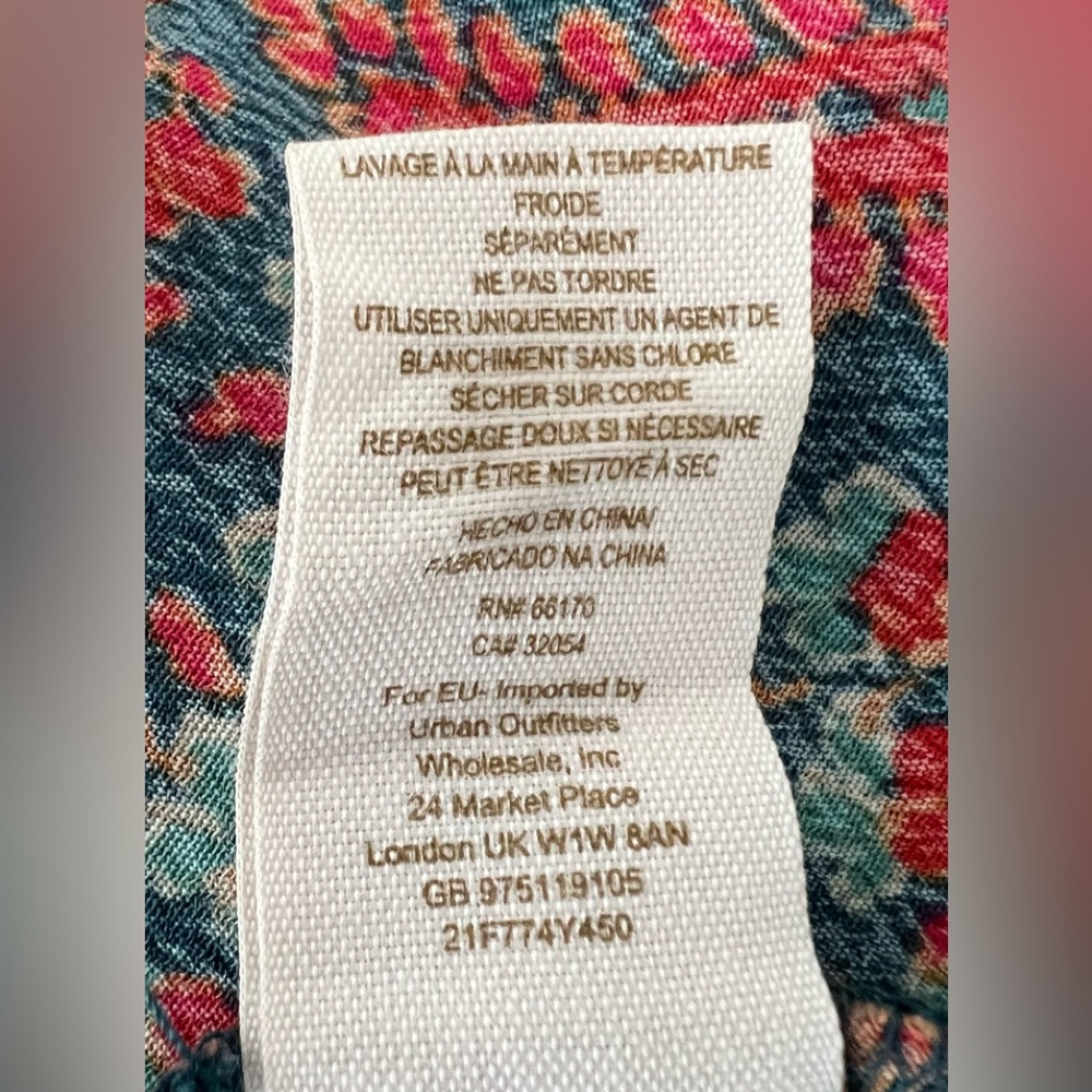 Free People Sleeveless Print Dress - size 4 - Picture 7 of 7